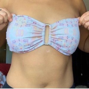 Strapless bikini top